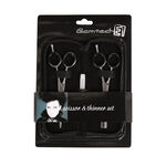 Glamtech E1 Friseurscheren- und Effilierscheren-Set 5.5