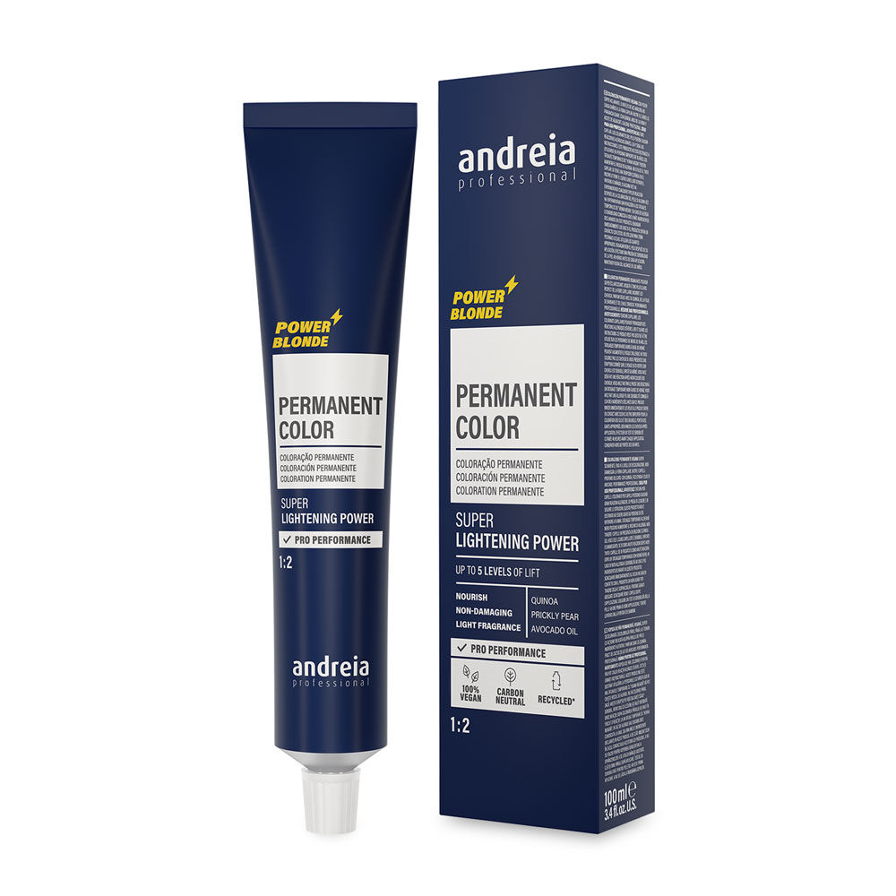 Andreia Professional Power Blonde Permanent Haarfarbe Super Aufhellung Nat&uuml;rlich Irisierend 11.06 100ml