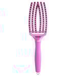 Olivia Garden Fingerbrush Iconic Wildschweinborsten & Nylon - Fall And Beyond Kollektion - 34RTH Rosa