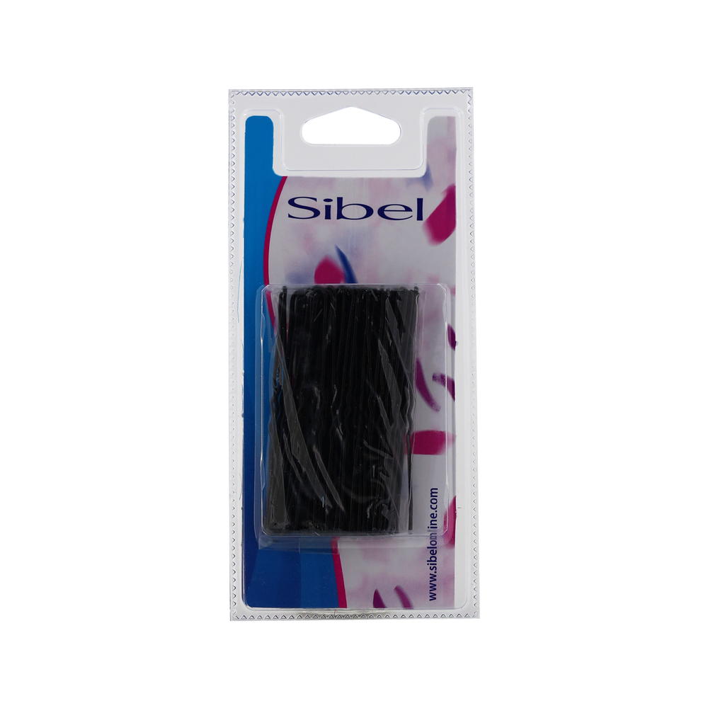 Sibel Wavy Haarnadeln Gewellt 70mm Schwarz 500St. Sibel Wavy Haarnadeln Gewellt 70mm Schwarz 500St.