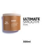 Wella Professionals Ultimate Smooth Mask 500ml Intensive Haarmaske, spendet Feuchtigkeit und wirkt gegen Frizz. Mit Squalan und Omega-9, für sprödes und glanzloses Haar. (Reisegröße)