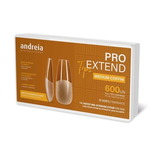 Andreia Professional Pro Extend Tips - Mittlere Sargform