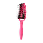 Olivia Garden Fingerbrush Think Pink Boar & Nylon Pink Ink Brush