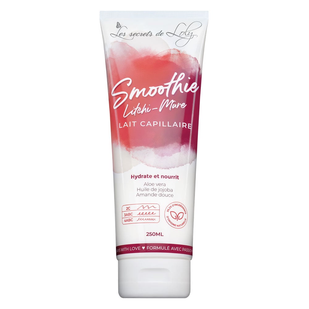 Les Secrets de Loly Smoothie Litchi-Mûre Haarmilch 250ml Les Secrets de Loly Smoothie Litchi-Mûre Haarmilch 250ml