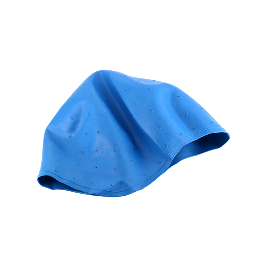 Sibel Blaue Str&auml;hnenhaube aus Naturkautschuk