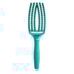 Olivia Garden Fingerbrush Iconic Wildschweinborsten & Nylon - Fall And Beyond Kollektion - V3NU5 Grün