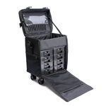 S-PRO Trolley Koffer Nagelk&uuml;nstler Schwarz 