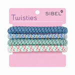 Sibel Twisties Haargummis Mehrfarbig Anzeige 30Stk