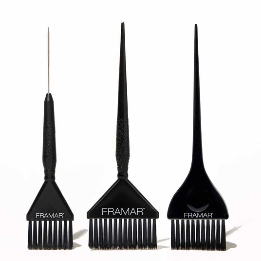 Framar Variety Haarf&auml;rbeb&uuml;rsten-Set 3 St&uuml;ck