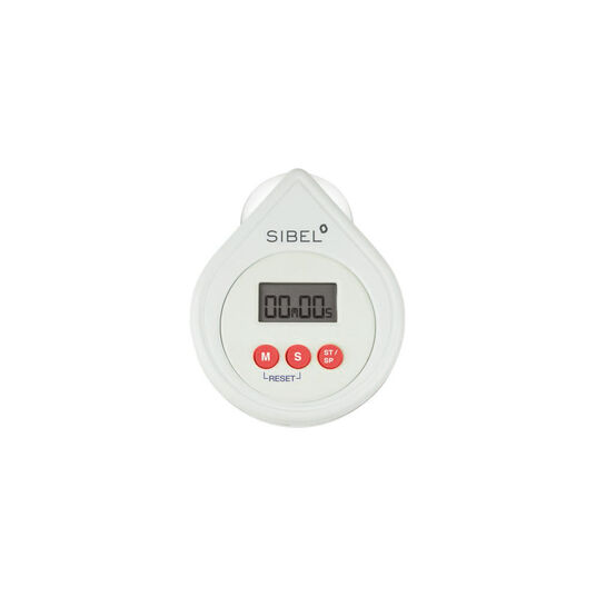 Sibel Digitaler Timer Drop Wei&szlig;
