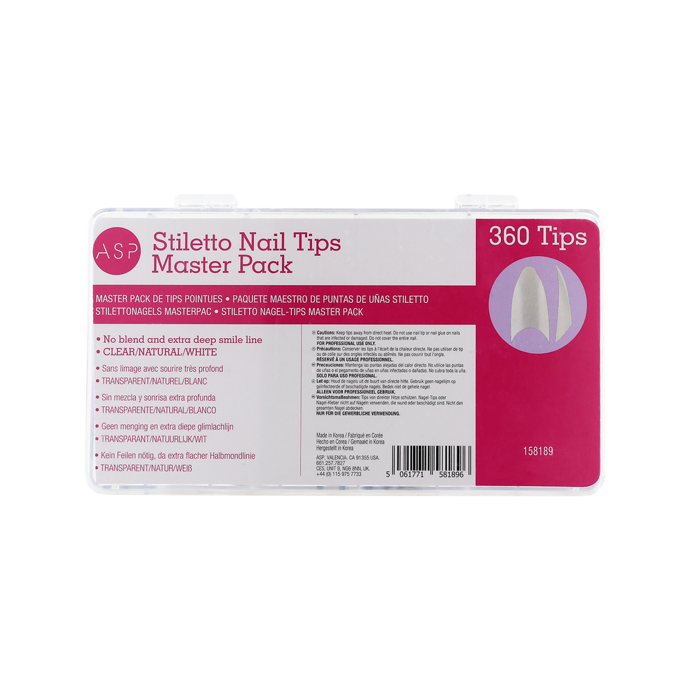 ASP Stiletto Nagelspitzen Tips 360 St.