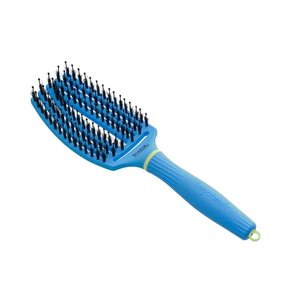 Olivia Garden Fingerbrush Inner Child Haarb&uuml;rste Turbo Blue