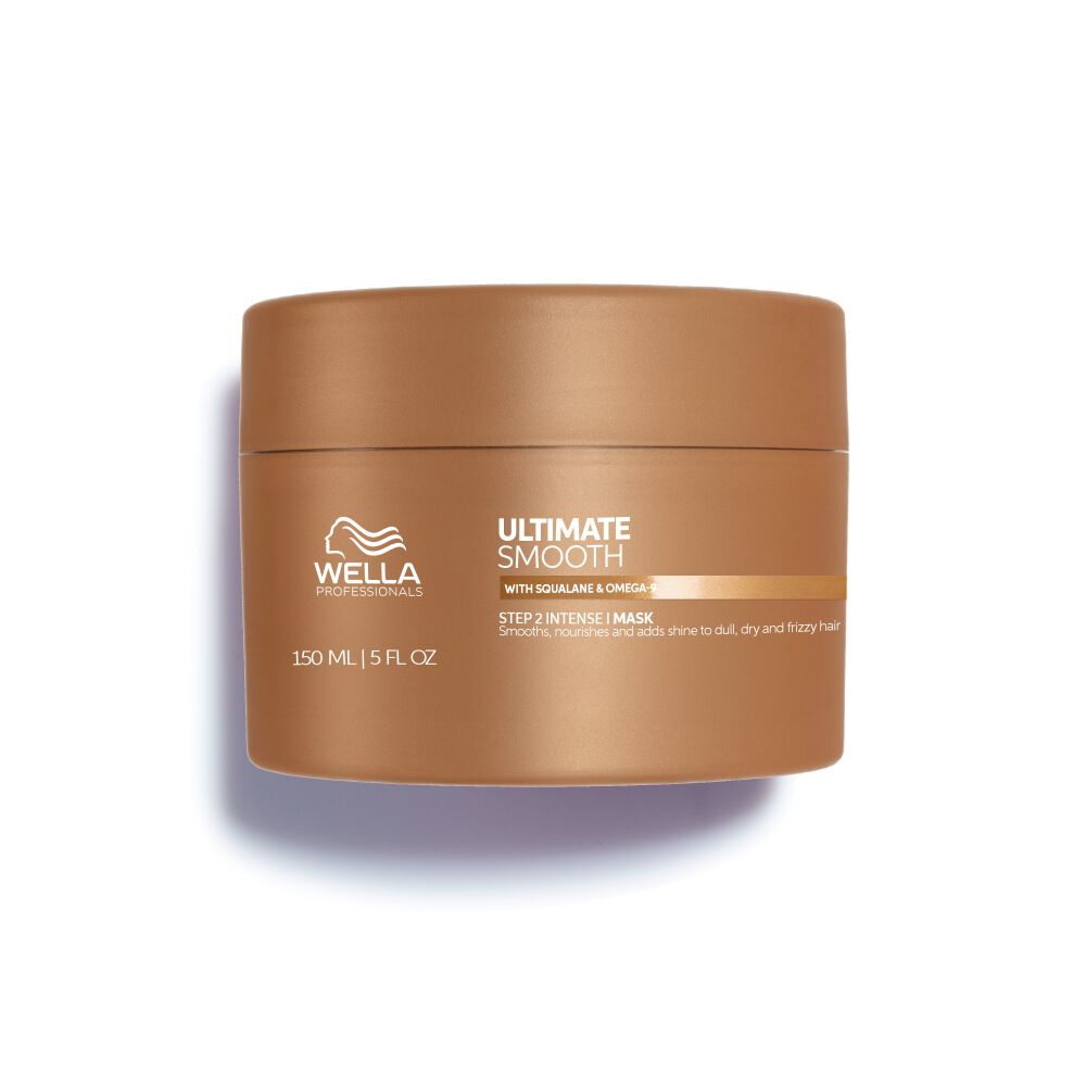 Wella Professionals Ultimate Smooth Mask 150ml Intensive Haarmaske, spendet Feuchtigkeit und wirkt gegen Frizz. Mit Squalan und Omega-9, für sprödes und glanzloses Haar. (Reisegröße)
