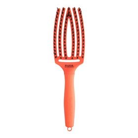 Olivia Garden Fingerbrush Care Dolce Vita Iconic Wildschwein- und Nylonbürste Orange Spritz