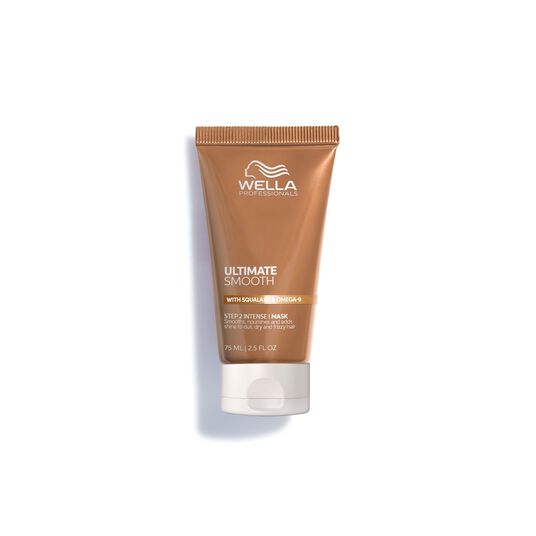 Wella Professionals Ultimate Smooth Mask (75ml) Intensive Haarmaske, spendet Feuchtigkeit und wirkt gegen Frizz. Mit Squalan und Omega-9, f&uuml;r spr&ouml;des und glanzloses Haar. (Reisegr&ouml;&szlig;e)