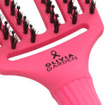 Olivia Garden Fingerbrush Think Pink Boar & Nylon Pink Ink Brush