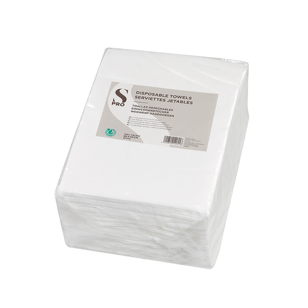 S-PRO Einweghandtücher Weiß 50stk S-PRO Einweghandtücher Weiß 50stk
