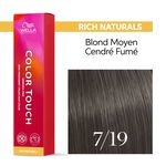 Wella Professionals Color Touch Demi-permanente Haarfarbe 7/19 Mittelblond Asch-Fum&eacute; 60ml