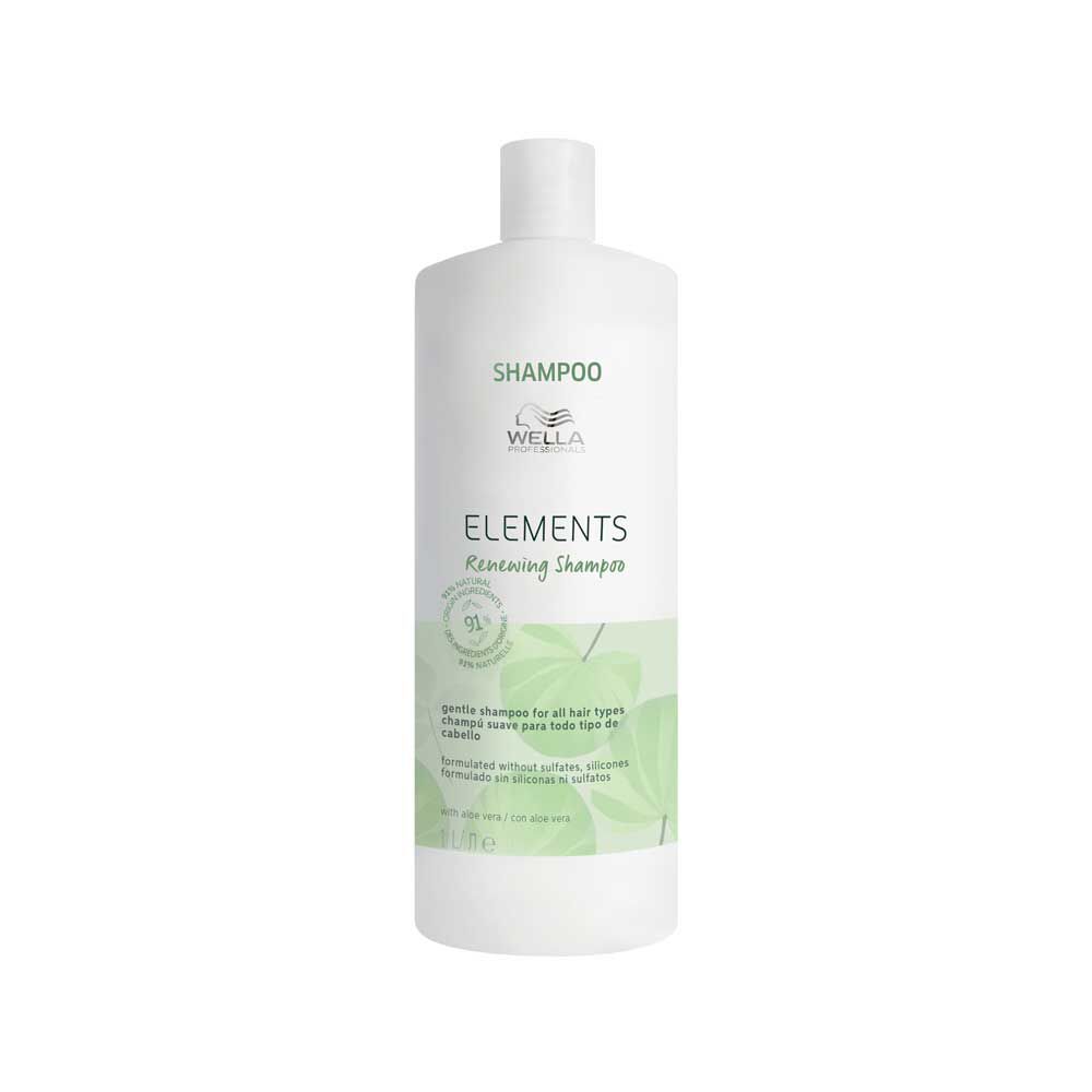 Wella Professionals Elements Calming Shampoo, sanfte Kopfhaut-und Haarpflege Pouch 1L
