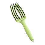 Olivia Garden Fingerbrush Care Dolce Vita Iconic Wildschwein- und Nylonbürste Pistaziengrün