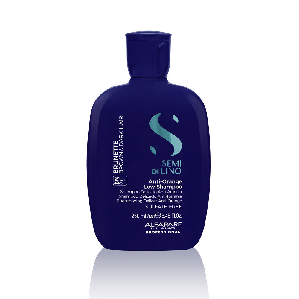 Alfaparf Milano Semi Di Lino Brunette Sanftes Anti-Orange-Stich-Shampoo 250ml
