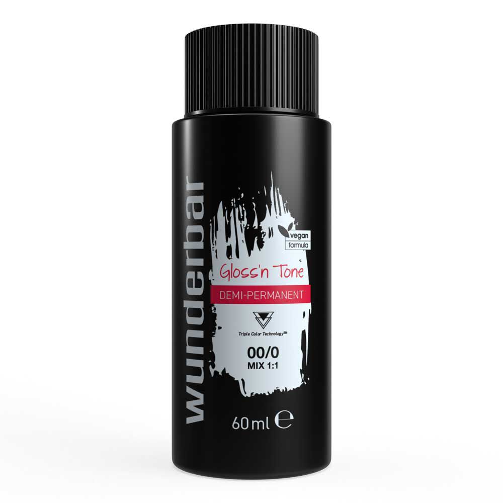 Wunderbar Gloss'n Tone Demi-Permanente Fl&uuml;ssighaarfarbe 00/0 Klar 60ml