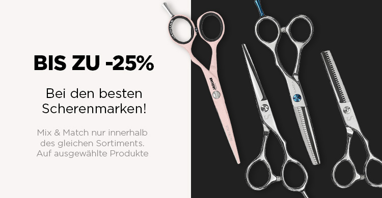Scheren: bis zu 25 % Rabatt
