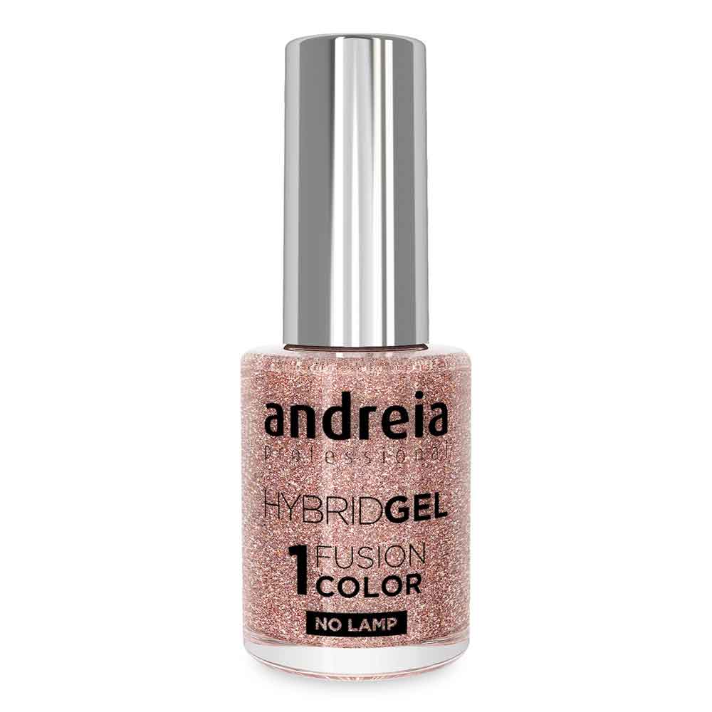 Andreia Professional Hybrid-Fusion Color Gel Nagellack-I Do!-ID1 Pink, Silber und Goldglitzer. 10.5ml
