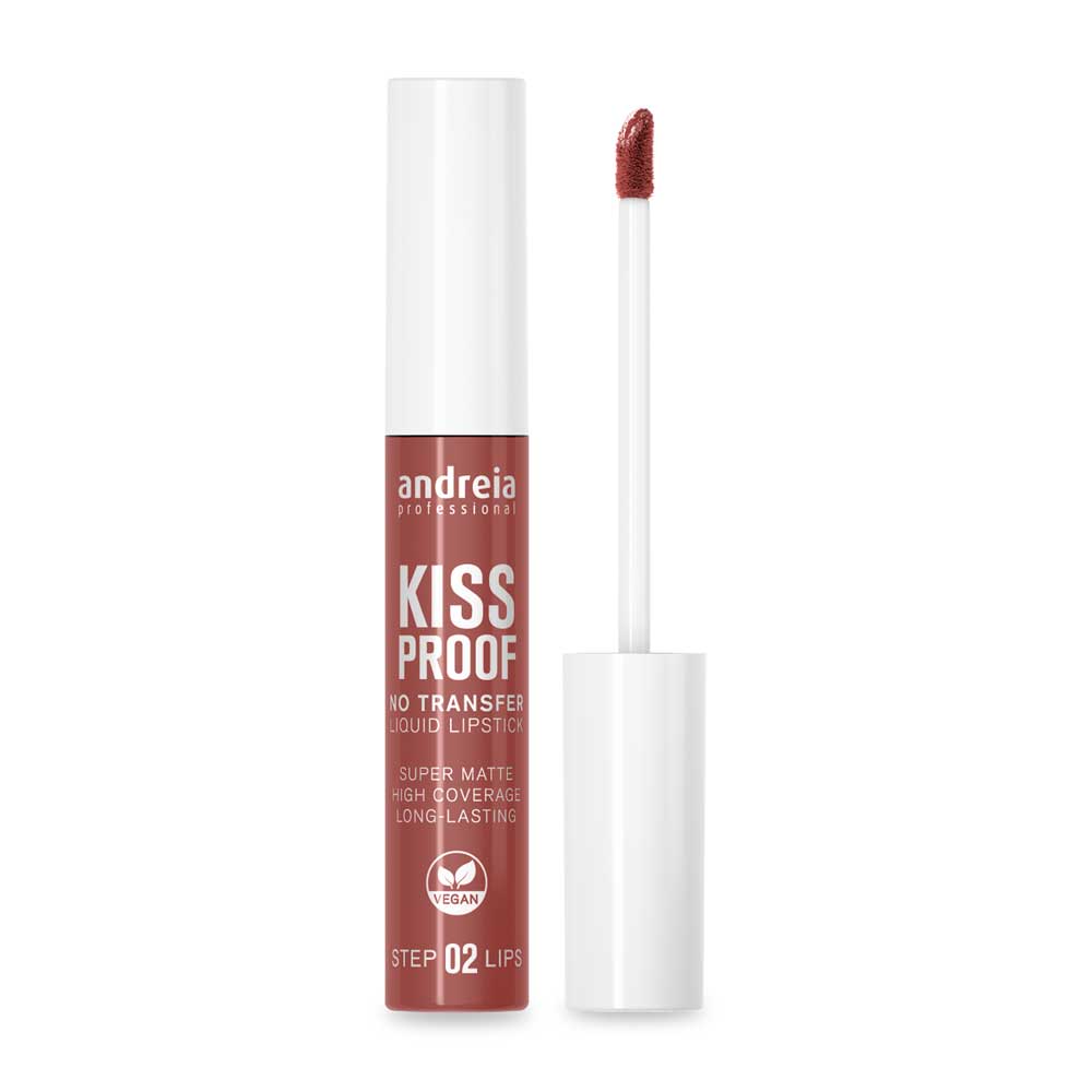 Andreia Professional Flüssiger Lippenstift-Kiss Proof 05 Nude Zarter Roséton 8ml
