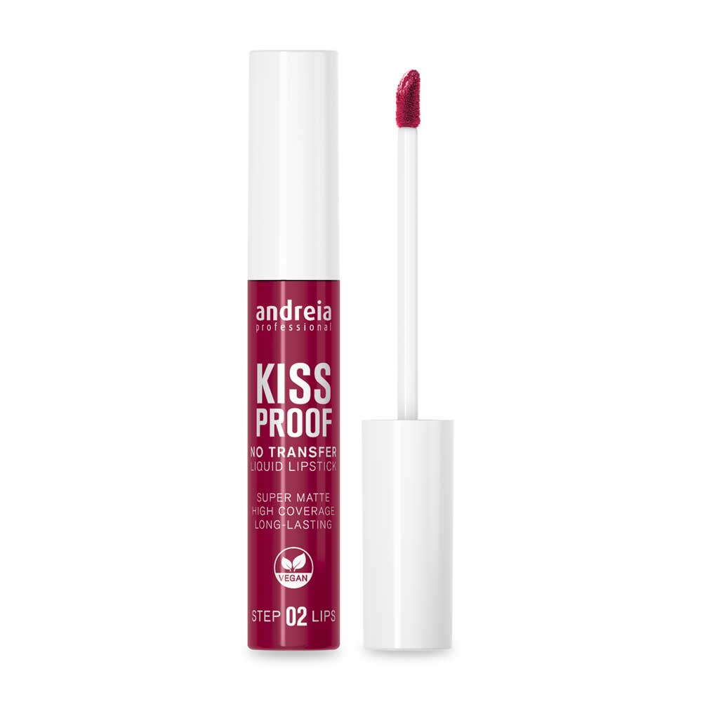 Andreia Professional Flüssiger Lippenstift-Kiss Proof 03 Tiefes Magenta 8ml